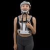 ADJUSTABLE HEAD NECK CHEST FIXATION BRACE