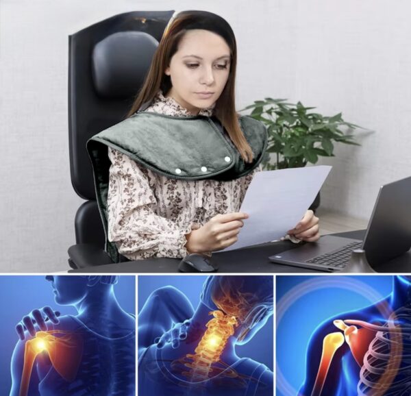 Electric Heating Shawl Pad (Neck, Shoulder & Back) - Image 2